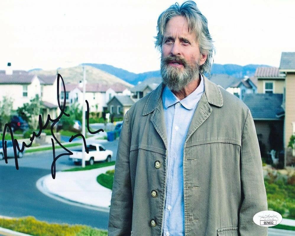 Michael Douglas signed King of California 8x10 movie photo JSA - AutographsForSale.com