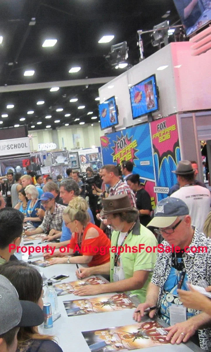 Simpsons signed & doodled 2016 SDCC poster (Matt Groening Nancy Cartwright) JSA - AutographsForSale.com