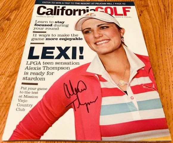 Lexi Thompson autographed 2012 California Golf LPGA magazine - AutographsForSale.com