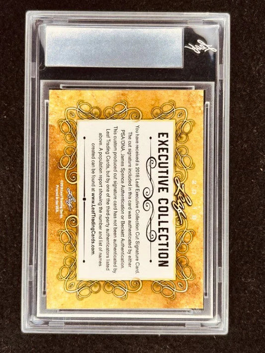 Bob Stoops 2018 Leaf Masterpiece Cut Signature card 1/1 JSA Oklahoma Sooners - AutographsForSale.com