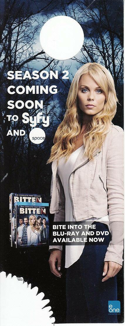 Bitten Laura Vandervoort 2015 SDCC promo 2 Sided Door Hanger - AutographsForSale.com