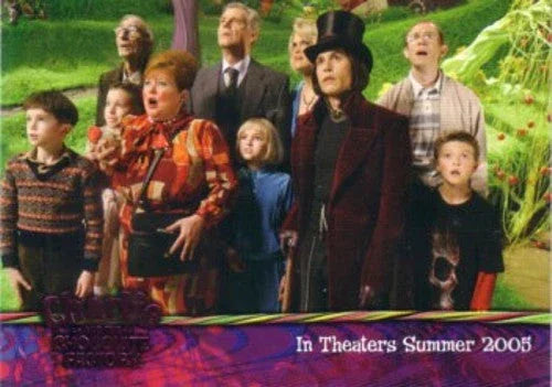 Charlie & Chocolate Factory movie 2005 ArtBox card 02 Johnny Depp - AutographsForSale.com