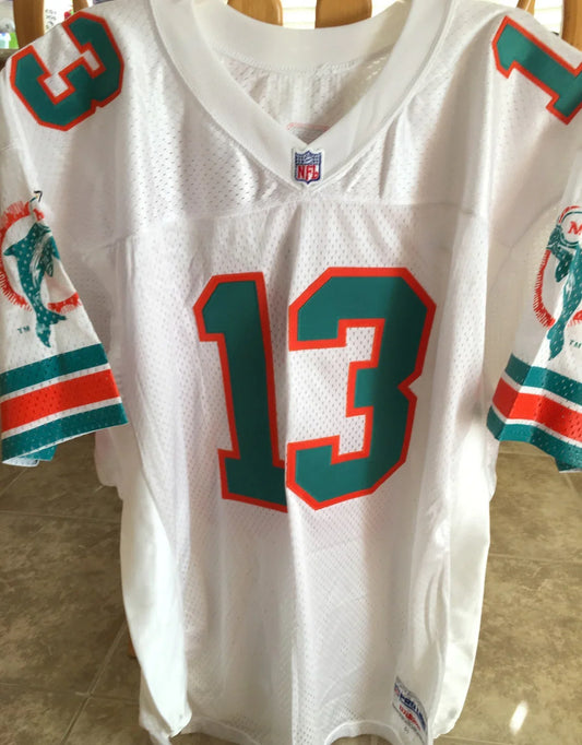 Dan Marino signed Dolphins 1995 Wilson Pro Line game model white jersey JSA - AutographsForSale.com