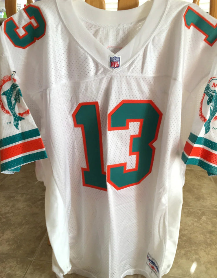 Dan Marino signed Dolphins 1995 Wilson Pro Line game model white jersey JSA - AutographsForSale.com