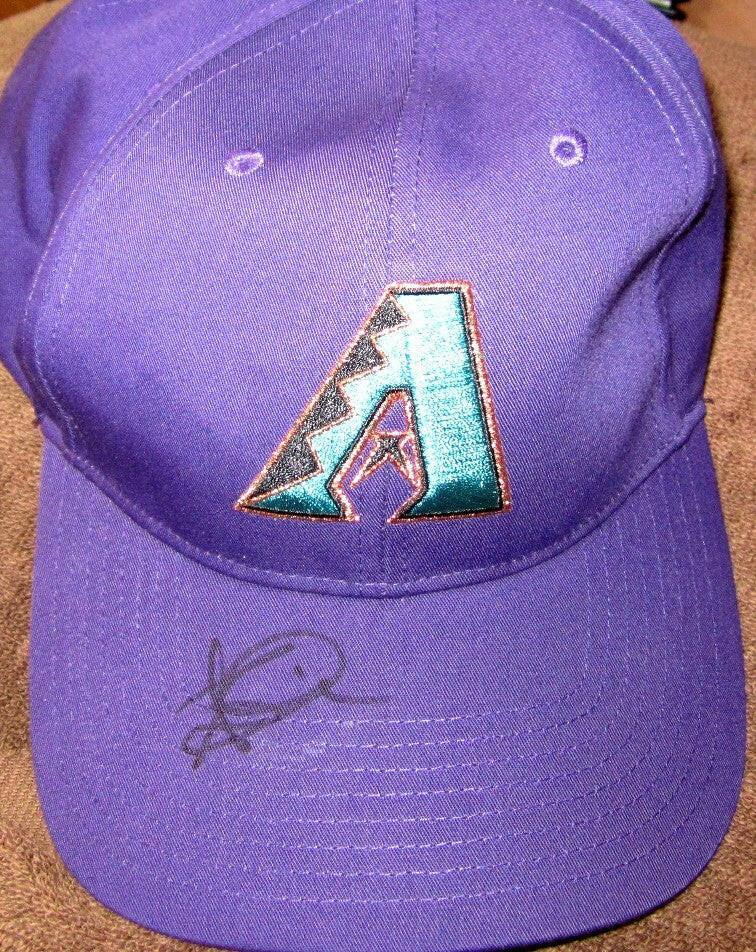 Steve Finley autographed Arizona Diamondbacks cap or hat - AutographsForSale.com