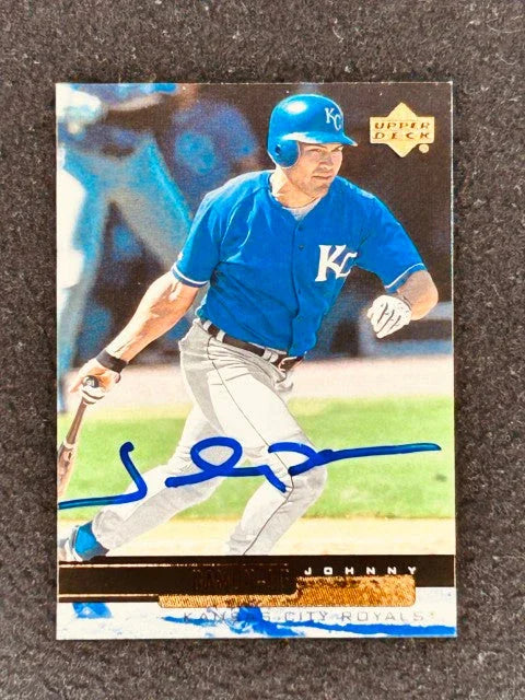 Johnny Damon signed Kansas City Royals 2000 Upper Deck card - AutographsForSale.com