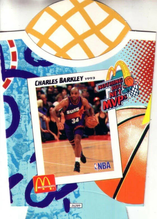 Charles Barkley Phoenix Suns 1994 McDonald's Nothing But Net MVPs french fry container - AutographsForSale.com