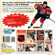 1999 NHL Goals Childrens book with 11 3D hockey cards Peter Forsberg cover - AutographsForSale.com