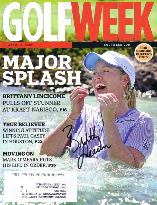 Brittany Lincicome signed 2007 2009 Golfweek LPGA magazines - AutographsForSale.com