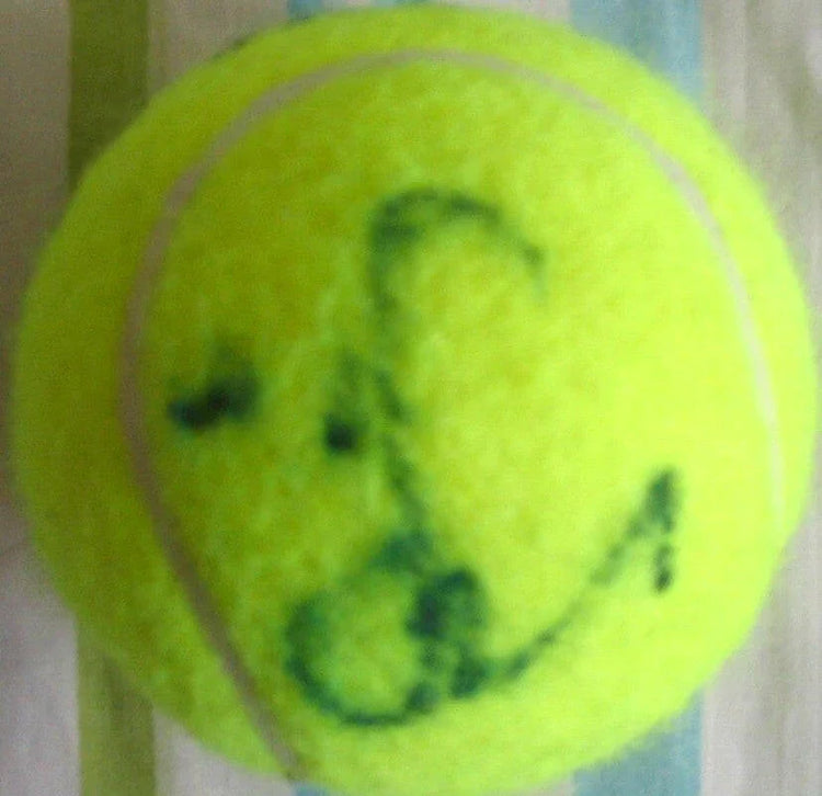 Monica Seles autographed tennis ball - AutographsForSale.com