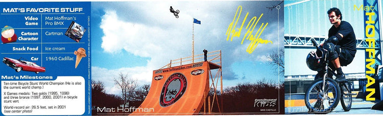 Mat Hoffman 2001 Sports Illustrated for Kids BMX jumbo card - AutographsForSale.com