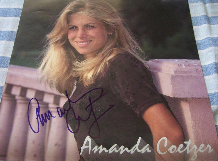 Amanda Coetzer signed 1998 WTA Tour Tennis calendar photo - AutographsForSale.com