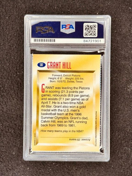 Grant Hill signed Pistons 1997 SI for Kids card PSA/DNA - AutographsForSale.com