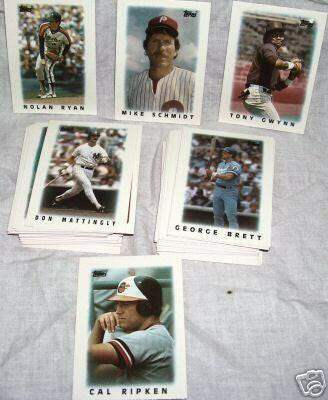 1986 Topps mini League Leaders complete set of 66 cards Tony Gwynn Cal Ripken Nolan Ryan - AutographsForSale.com