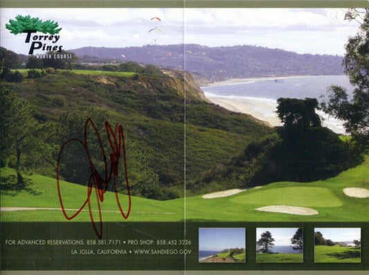John Daly autographed Torrey Pines North golf scorecard - AutographsForSale.com