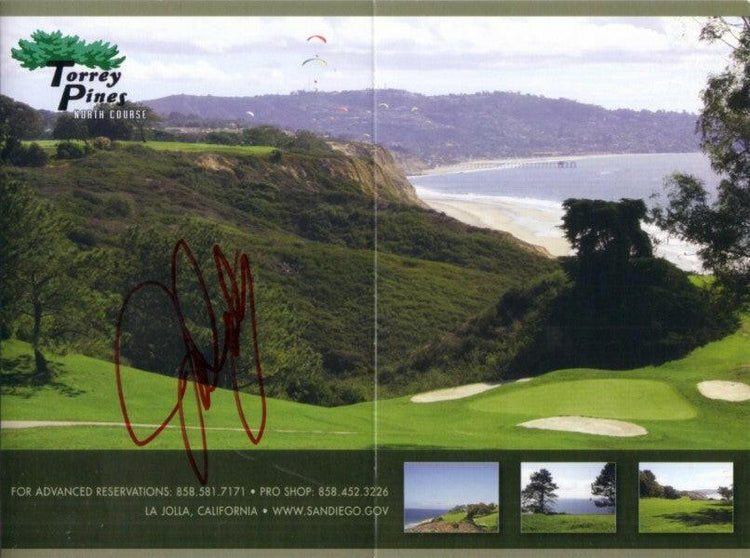 John Daly autographed Torrey Pines North golf scorecard - AutographsForSale.com