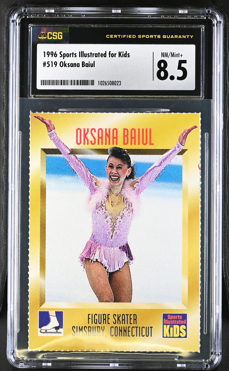 Oksana Baiul 1996 SI for Kids ice skating RC CSG 8.5 NmMt - AutographsForSale.com