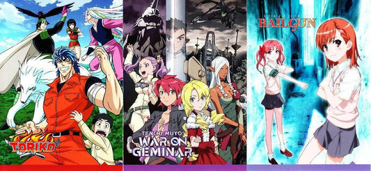 3 Funimation 2013 SDCC anime cards Railgun Toriko War on Geminar - AutographsForSale.com