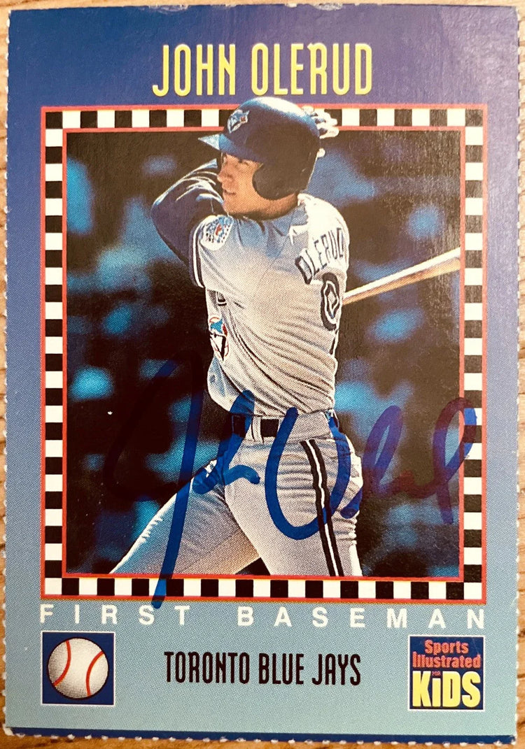 John Olerud signed Toronto Blue Jays 1994 SI for Kids card - AutographsForSale.com