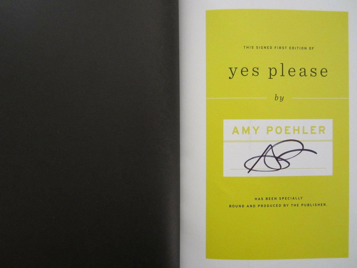 Amy Poehler autographed Yes Please Signed 1st edition book - AutographsForSale.com