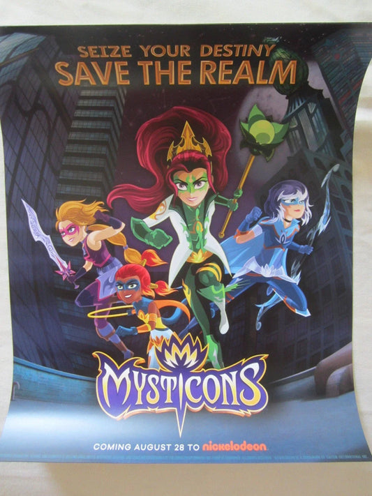 Mysticons 2017 SDCC Nickelodeon mini 11x14 poster - AutographsForSale.com