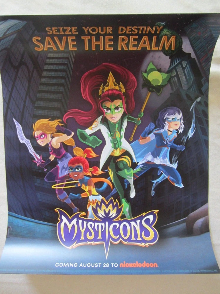 Mysticons 2017 SDCC Nickelodeon mini 11x14 poster - AutographsForSale.com