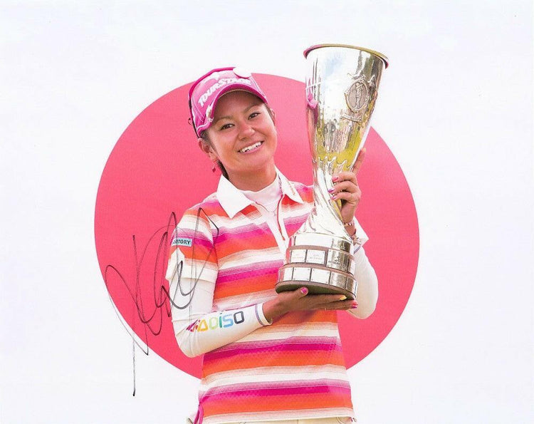 Ai Miyazato autographed 2011 LPGA Evian Masters 8x10 photo - AutographsForSale.com