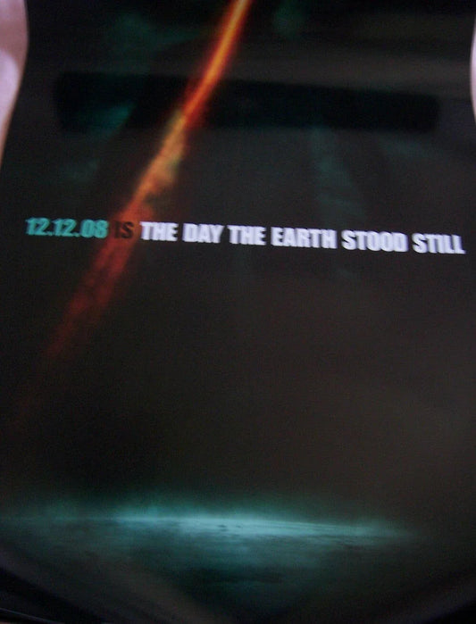 Day Earth Stood Still mini 2008 movie poster Keanu Reeves - AutographsForSale.com