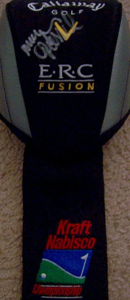 Morgan Pressel signed LPGA Kraft Nabisco Callaway head cover - AutographsForSale.com