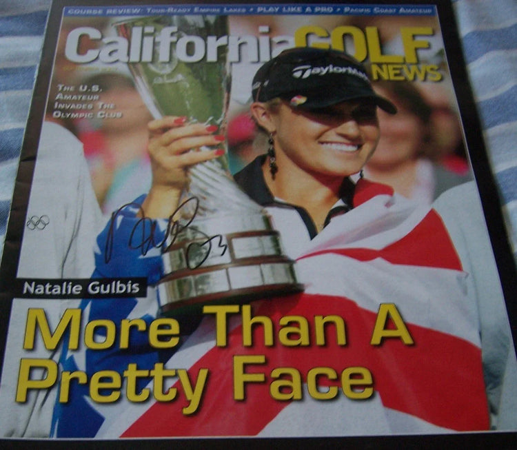 Natalie Gulbis signed 2007 California Golf News magazine - AutographsForSale.com