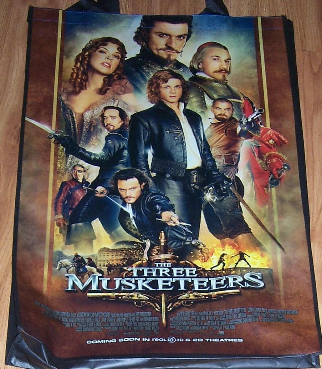 Three Musketeers movie 2011 SDCC huge tote bag Orlando Bloom Milla Jovovich - AutographsForSale.com