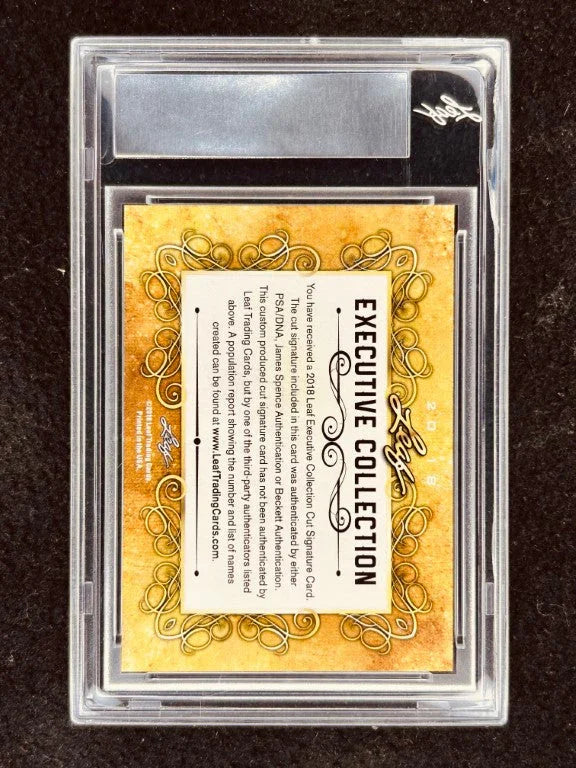 Adam Baldwin 2018 Leaf Masterpiece Cut Signature certified signed card 1/1 JSA Serenity - AutographsForSale.com