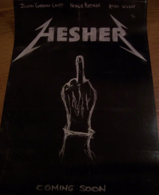 Hesher 2010 movie poster (Joseph Gordon-Levitt Natalie Portman) - AutographsForSale.com