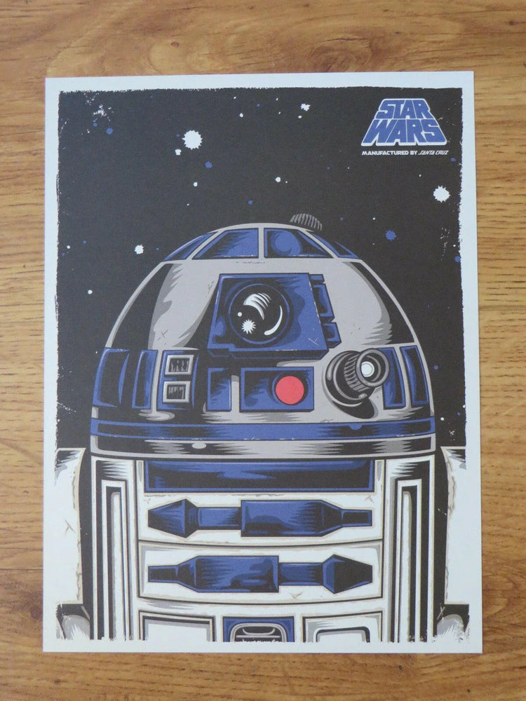 Star Wars R2-D2 art 2015 Comic-Con 9x12 mini poster print - AutographsForSale.com