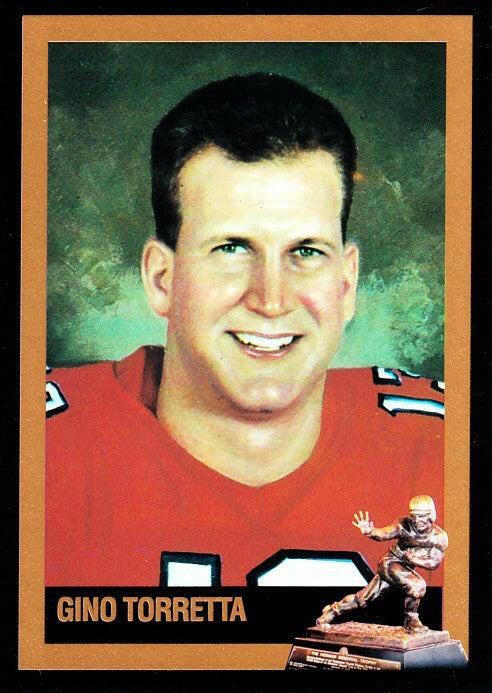 Gino Torretta Miami Hurricanes 1992 Heisman Winner card - AutographsForSale.com