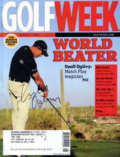 Geoff Ogilvy autographed 2009 Golfweek magazine - AutographsForSale.com