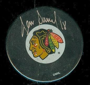 Denis Savard autographed Chicago Blackhawks puck - AutographsForSale.com