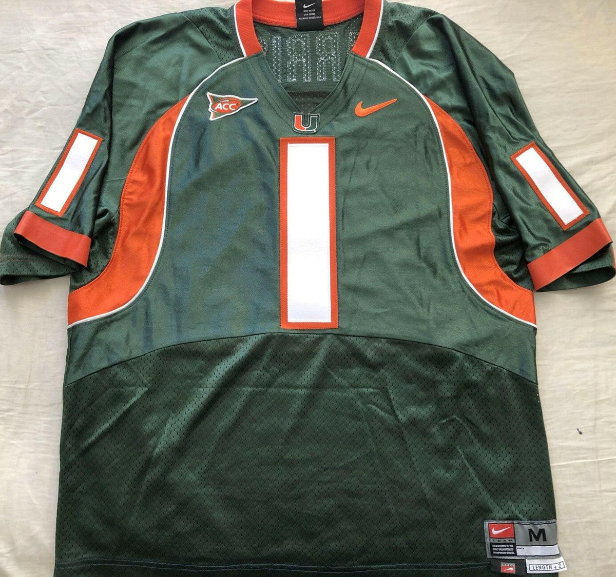 Roscoe Parrish Miami Hurricanes 2004 Nike jersey NEW - AutographsForSale.com