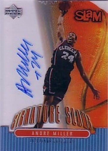 Andre Miller certified signed Cleveland Cavaliers 2000-01 Upper Deck card - AutographsForSale.com
