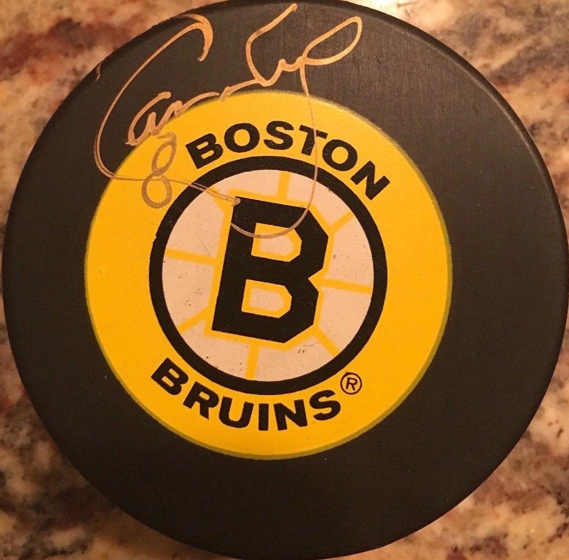 Cam Neely autographed Boston Bruins vintage puck JSA - AutographsForSale.com