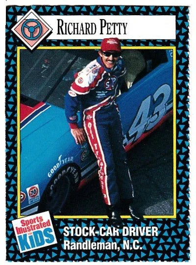 Richard Petty 1992 Sports Illustrated for Kids NASCAR racing card - AutographsForSale.com