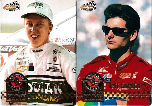 Jeff Gordon and Ricky Craven 1995 Action Packed NASCAR racing cards - AutographsForSale.com