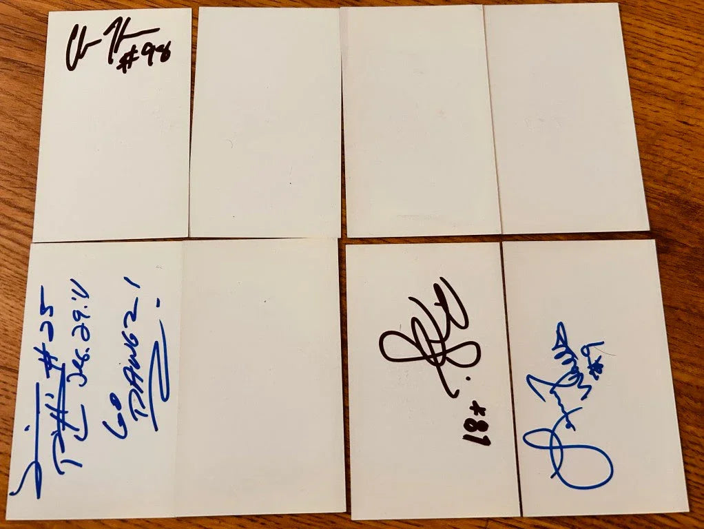 8 2002 Senior Bowl signed RCs Kurt Kittner Jermaine Phillips Ryan Sims - AutographsForSale.com