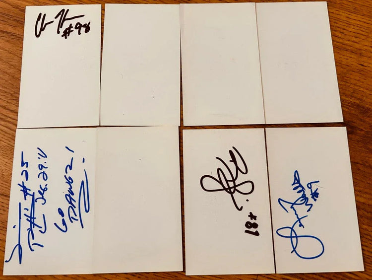 8 2002 Senior Bowl signed RCs Kurt Kittner Jermaine Phillips Ryan Sims - AutographsForSale.com