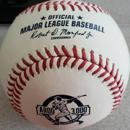 Alex Rodriguez autographed 3000th Hit Rawlings Commemorative Baseball JSA - AutographsForSale.com