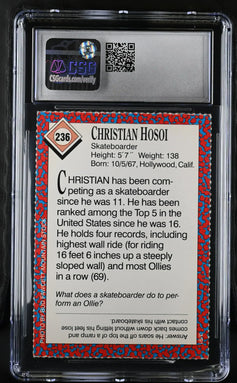 Christian Hosoi 1991 SI for Kids skateboarding RC CSG 9 MT - AutographsForSale.com