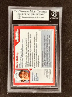 Rory McIlroy 2011 SI for Kids golf Rookie Card grade BGS 8 - AutographsForSale.com