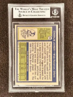 Charlie Joiner signed Houston Oilers 1972 Topps RC BAS certified - AutographsForSale.com