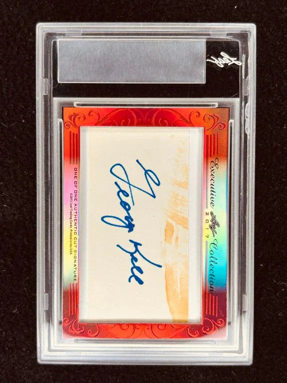 Hank Greenberg And George Kell 2017 Leaf Masterpiece Cut Signature certified autograph card 1/1 JSA Detroit Tigers - AutographsForSale.com