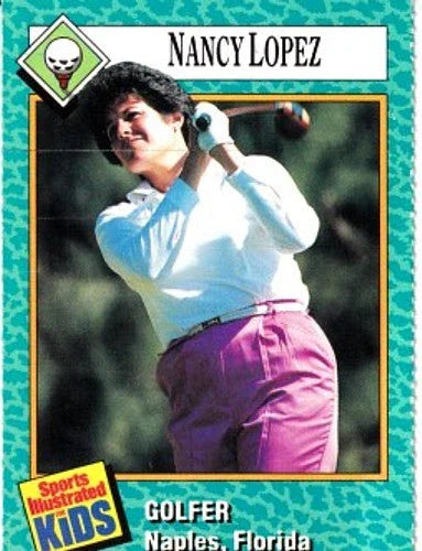 Nancy Lopez 1989 SI for Kids LPGA golf Rookie Card - AutographsForSale.com
